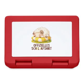 Official Sheep Shirt Official Sleep Shirt - Lunchbox - red - Front