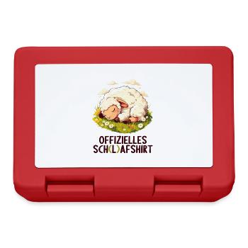Official Sheep Shirt Official Sleep Shirt - Lunchbox - red - Front