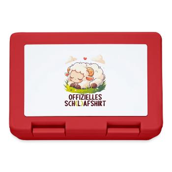 Official Sheep Shirt Official Sleep Shirt - Lunchbox - red - Front