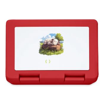 Official Sheep Shirt Official Sleep Shirt - Lunchbox - red - Front