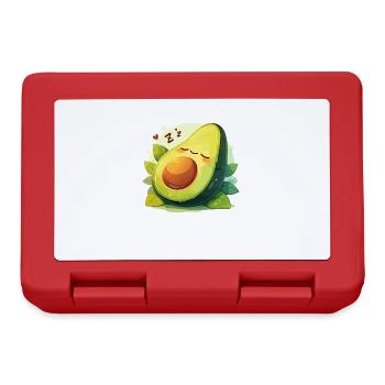 Schlafocado Official Sleep Shirt - Lunchbox - red - Front