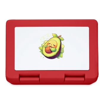 Schlafocado Official Sleep Shirt - Lunchbox - red - Front