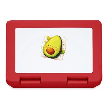 Schlafocado Official Sleep Shirt - Lunchbox - red - Front