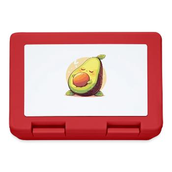 Schlafocado Official Sleep Shirt - Lunchbox - red - Front