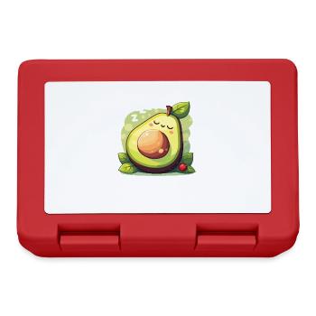 Schlafocado Official Sleep Shirt - Lunchbox - red - Front