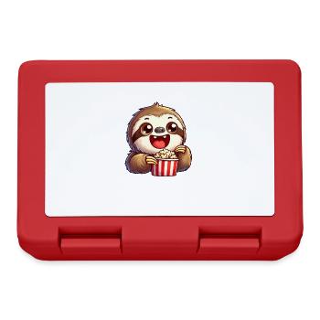 Films de pop-corn paresseux - Boîte à goûter - rouge - Devant