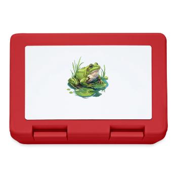 Grenouilles-taureaux Grenouille-taureau - Boîte à goûter - rouge - Devant