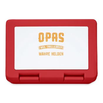 OPAS WURDEN GESCHAFFEN WEIL - Brotdose - Rot - Vorne