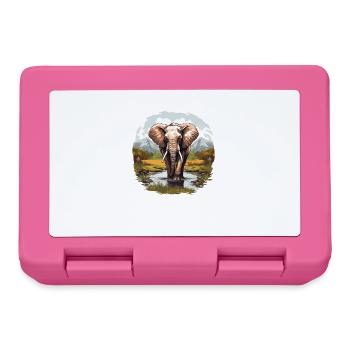 Elefanten Elefant - Brotdose - Pink - Vorne