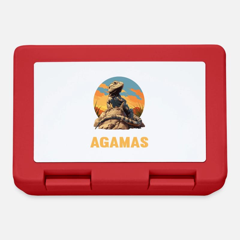 Agamen Agame - Brotdose - Rot