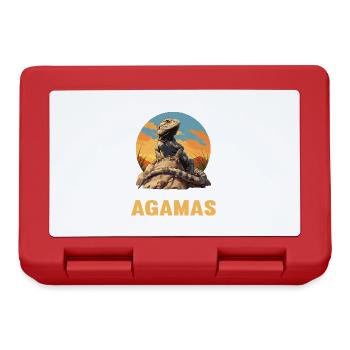 Agamen Agame - Boîte à goûter - rouge - Devant