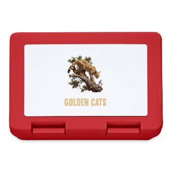 Golden Cats Golden Cat - Lunchbox - red - Front