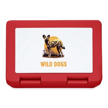 Wildhunde Wildhund - Brotdose - Rot - Vorne