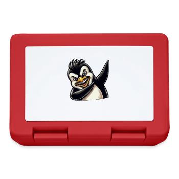 Pingouin Dab Dabbing Cool - Boîte à goûter - rouge - Devant