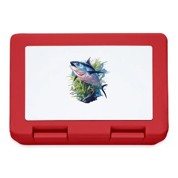 Tuna Thunfische Thunfisch - Lunchbox - red - Front