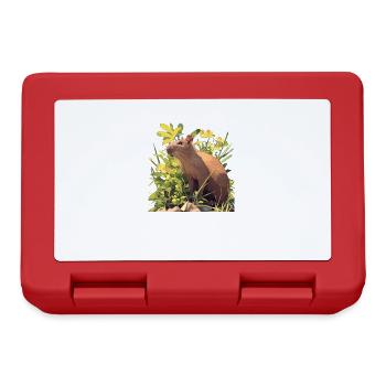 Agouti Agutis Aguti - Brotdose - Rot - Vorne