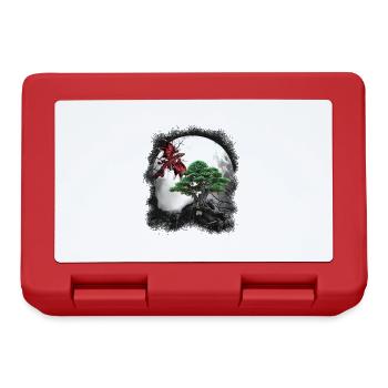 Märchen Fabeltier Drache Drachen Märchenfigur Myth - Brotdose - Rot - Vorne