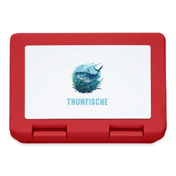 Tuna Thunfische Thunfisch - Lunchbox - red - Front