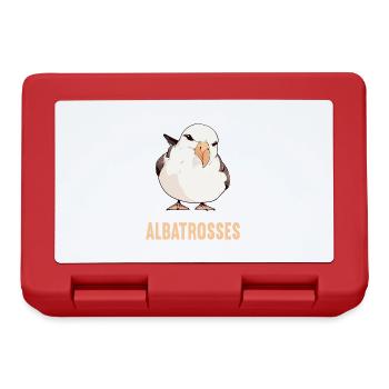 Albatross Albatrosse Albatros - Lunchbox - red - Front