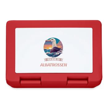Albatross Albatrosse Albatros - Lunchbox - red - Front