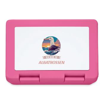 Albatross Albatrosse Albatros - Brotdose - Pink - Vorne