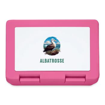 Albatross Albatrosse Albatros - Brotdose - Pink - Vorne