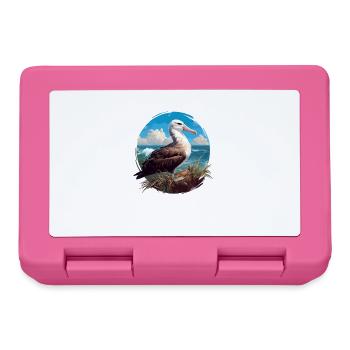 Albatross Albatrosse Albatros - Brotdose - Pink - Vorne
