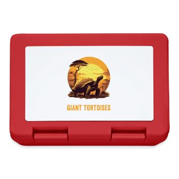 Giant tortoises Giant tortoise - Lunchbox - red - Front