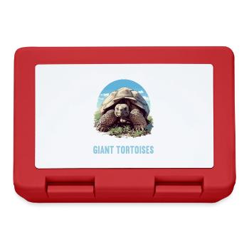 Giant tortoises Giant tortoise - Lunchbox - red - Front