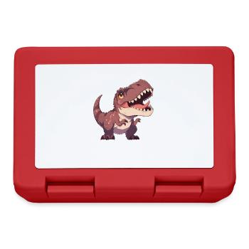 Allosaurier Allosaurus - Brotdose - Rot - Vorne