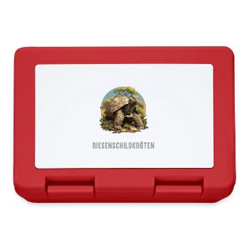Giant tortoises Giant tortoise - Lunchbox - red - Front