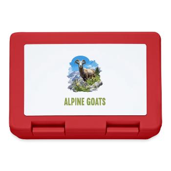 Alpine Goat Mountain Goats Mountain Goat - Lunchbox - red - Front