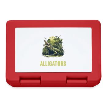 Alligatoren Alligator - Lunchbox - red - Front