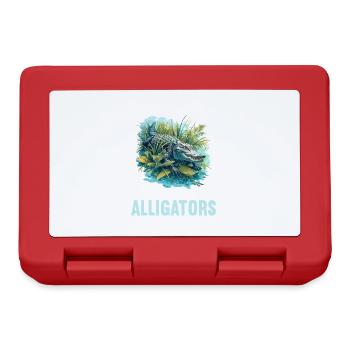 Alligatoren Alligator - Lunchbox - red - Front