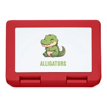 Alligatoren Alligator - Lunchbox - red - Front