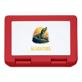 Alligatoren Alligator - Lunchbox - red - Front