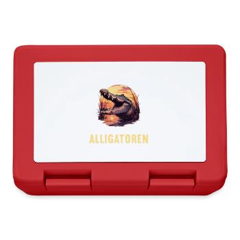 Alligatoren Alligator - Boîte à goûter - rouge - Devant