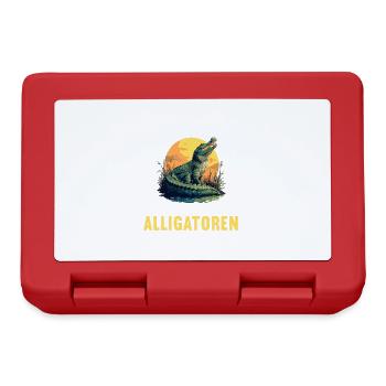 Alligatoren Alligator - Lunchbox - red - Front