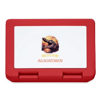 Alligatoren Alligator - Lunchbox - red - Front