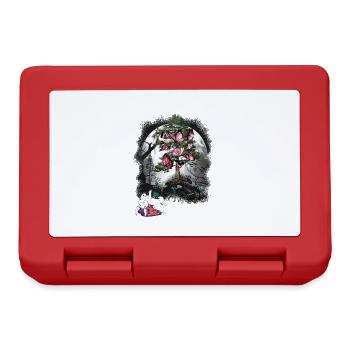 Bunny Bunnies Forest Animals Forest Nature Nature Lover - Lunchbox - red - Front