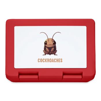 Cockroach Kakerlaken Kakerlake - Brotdose - Rot - Vorne