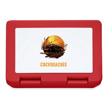 Cockroach Kakerlaken Kakerlake - Brotdose - Rot - Vorne