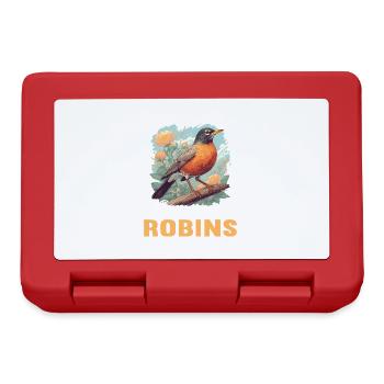 Robin Rotkehlchen - Brotdose - Rot - Vorne