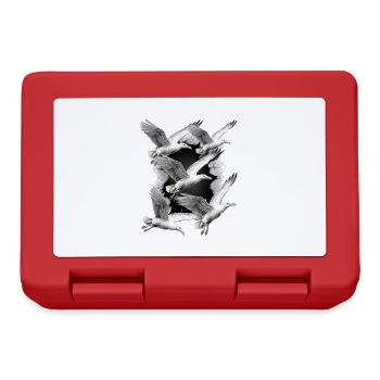 Seagulls Seagull Maritime Seabirds - Lunchbox - red - Front