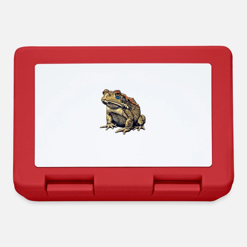 Toad Kröten Kröte - Brotdose - Rot