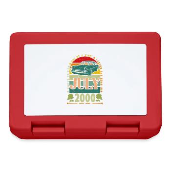 July 2000 birthday gift. July 2000. - Lunchbox - red - Front
