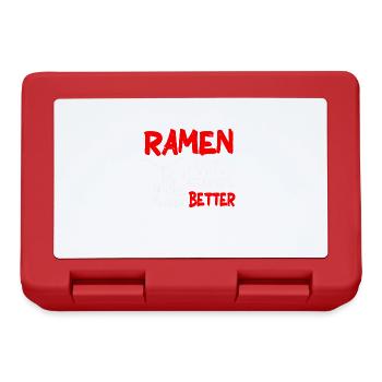 Ramen Lover Soupe de nouilles japonaise Ramen - Boîte à goûter - rouge - Devant