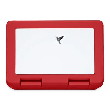 Hummingbird Kolibris Kolibri - Brotdose - Rot - Vorne