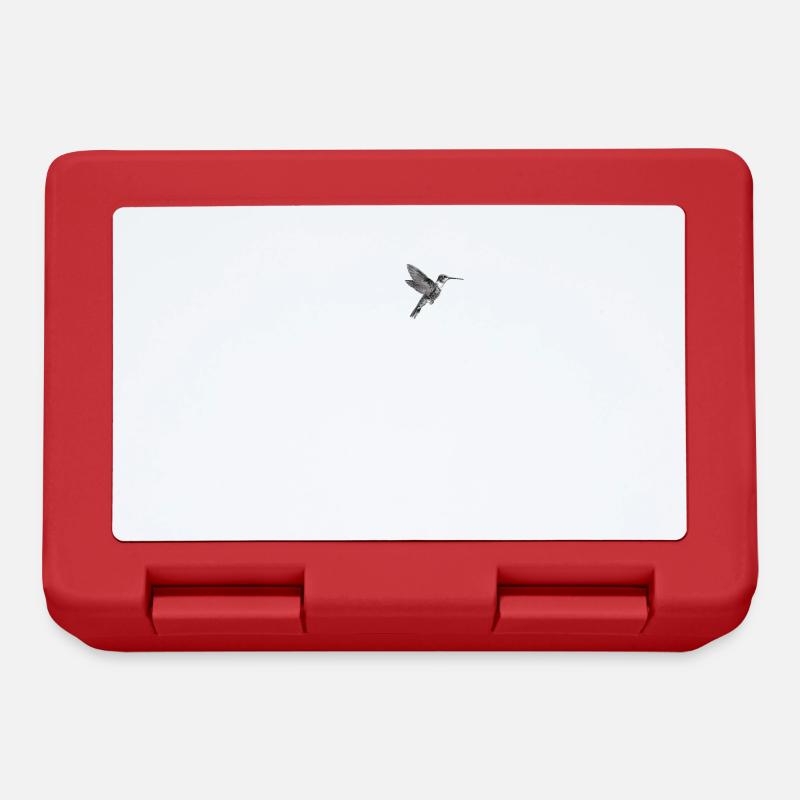 Colibri Kolibris Kolibri - Boîte à goûter - rouge