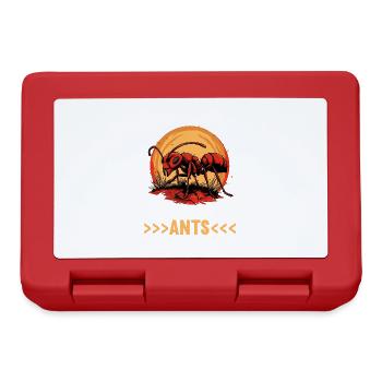 Ant ants ant - Lunchbox - red - Front